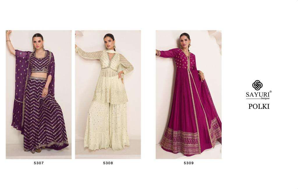 SAYURI DESIGNER POLKI Pakistani Suits Wholesale catalog