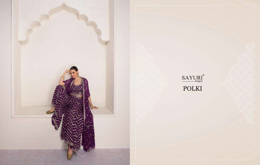 SAYURI DESIGNER POLKI Pakistani Suits Wholesale catalog
