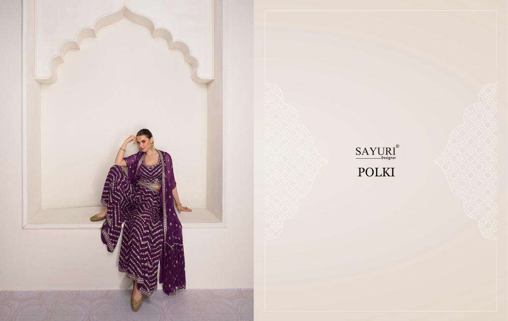 SAYURI DESIGNER POLKI Pakistani Suits Wholesale catalog