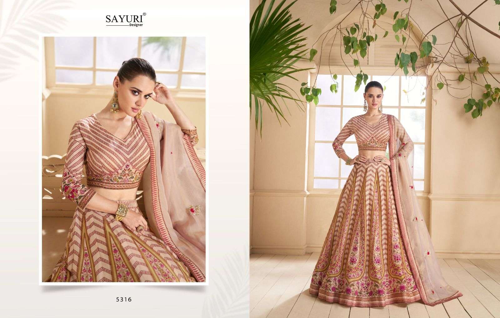 SAYURI DESIGNER RANGOLI 5316  Lehenga choli Wholesale catalog
