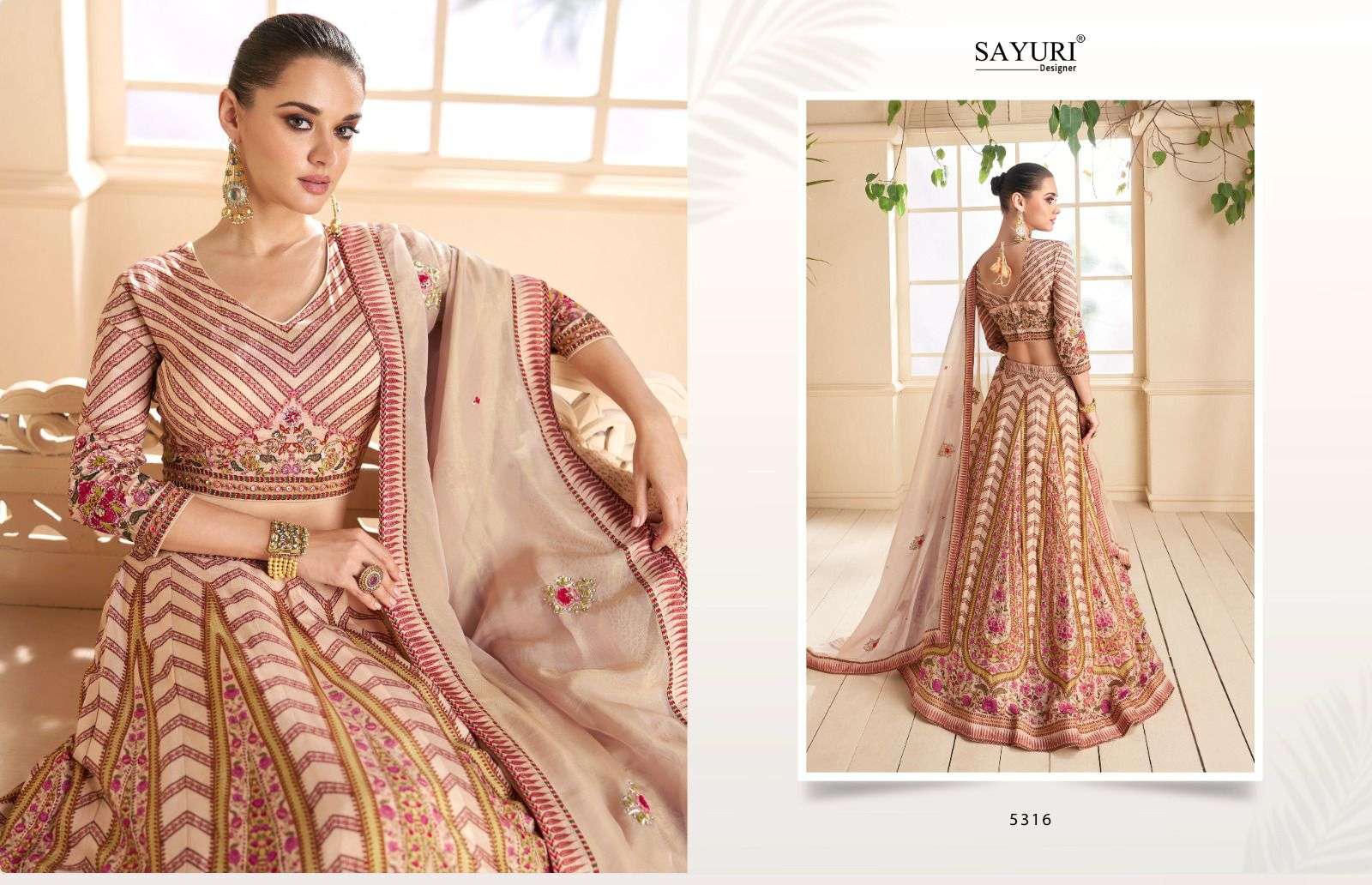 SAYURI DESIGNER RANGOLI 5316  Lehenga choli Wholesale catalog