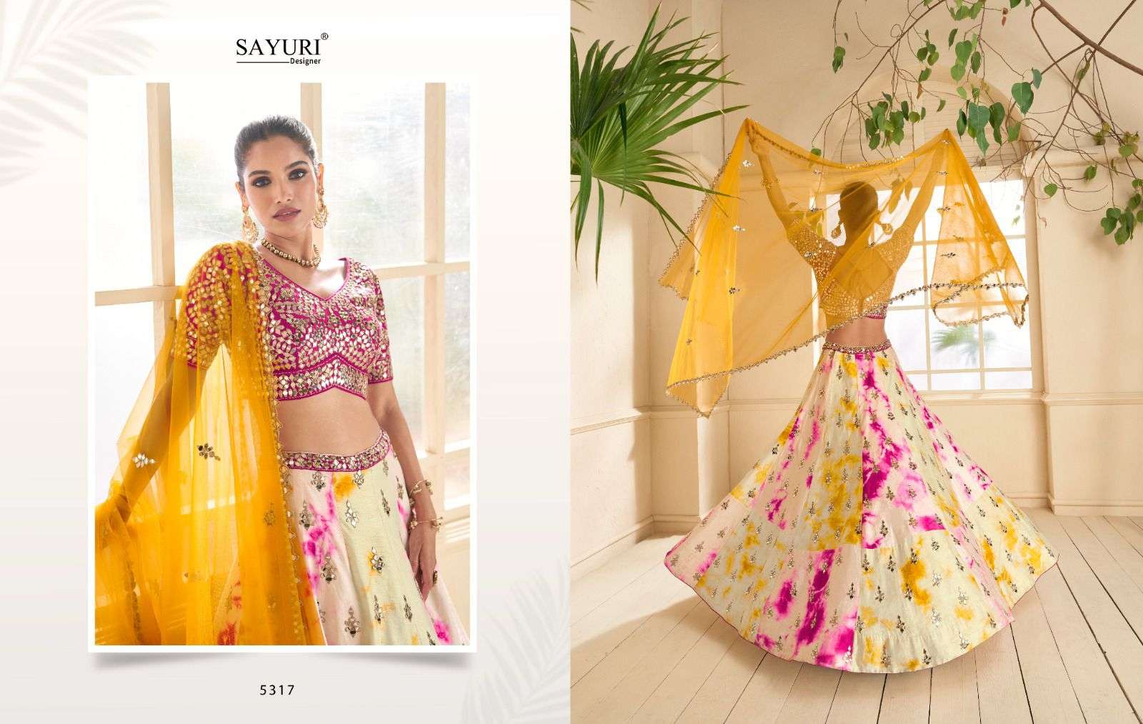 SAYURI DESIGNER RANGOLI 5317  Lehenga choli Wholesale catalog
