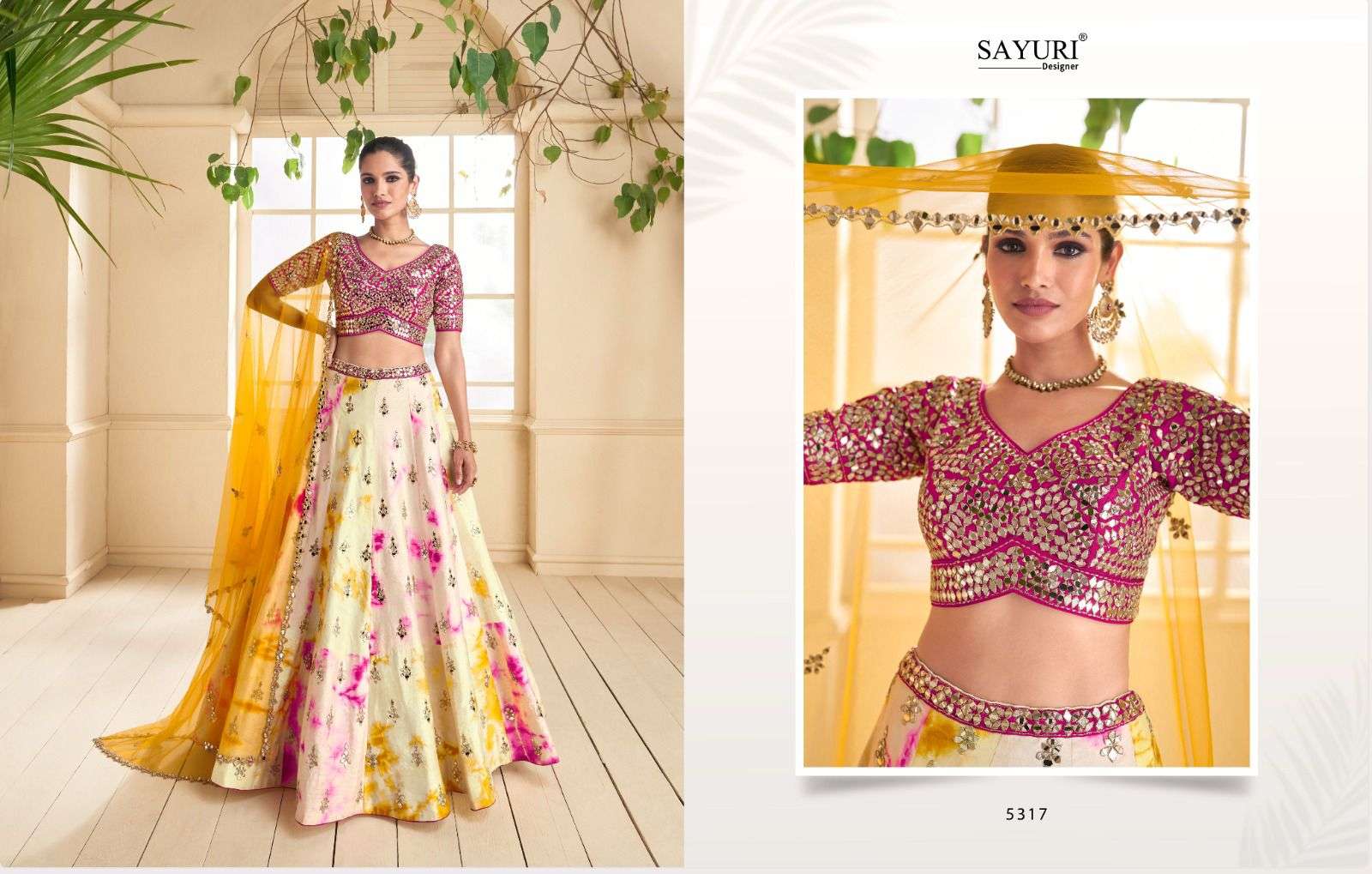 SAYURI DESIGNER RANGOLI 5317  Lehenga choli Wholesale catalog