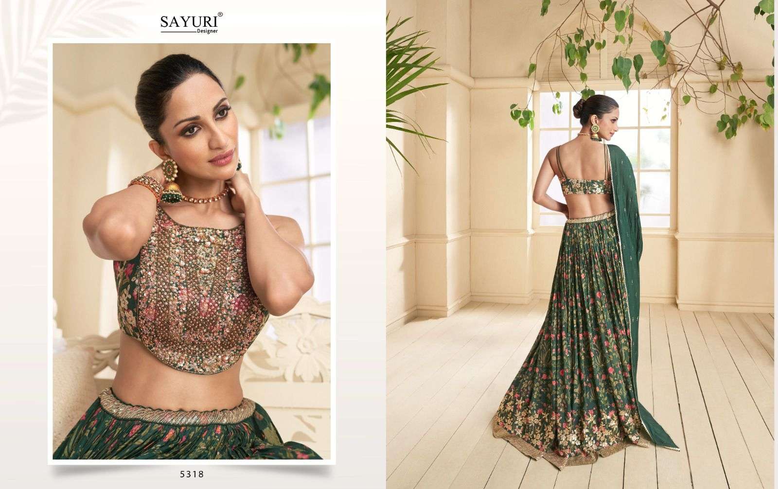 SAYURI DESIGNER RANGOLI 5318  Lehenga choli Wholesale catalog