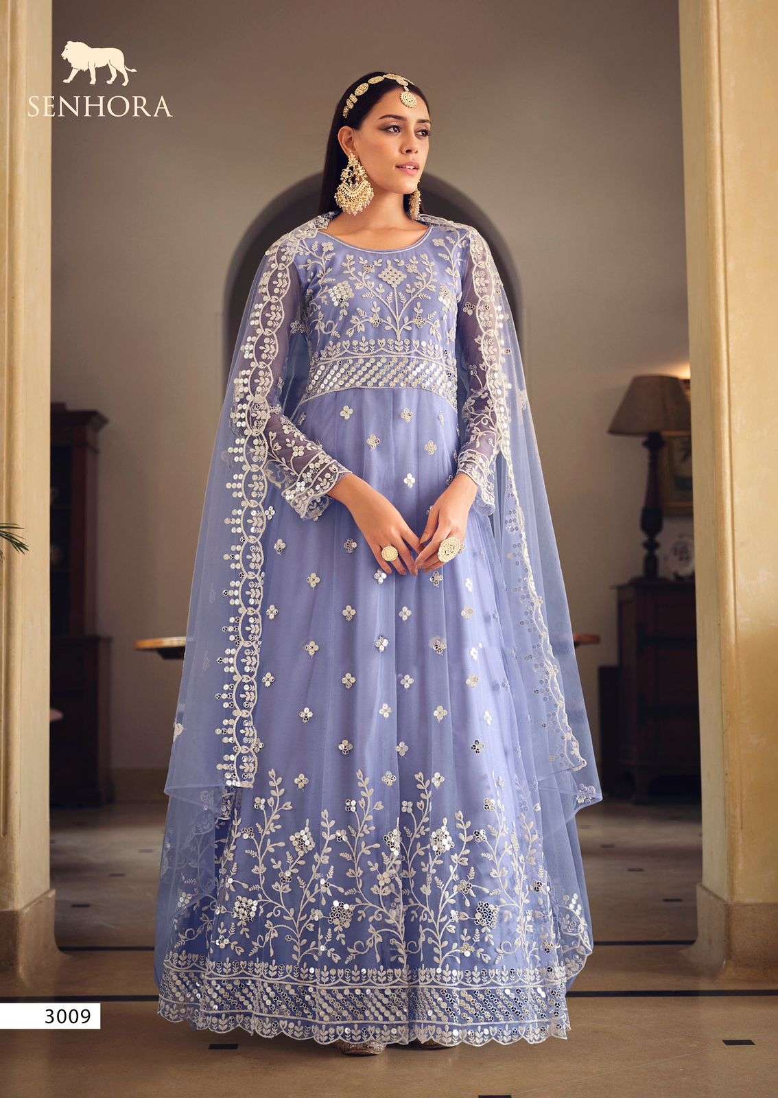 Anarkali dress material best sale wholesale