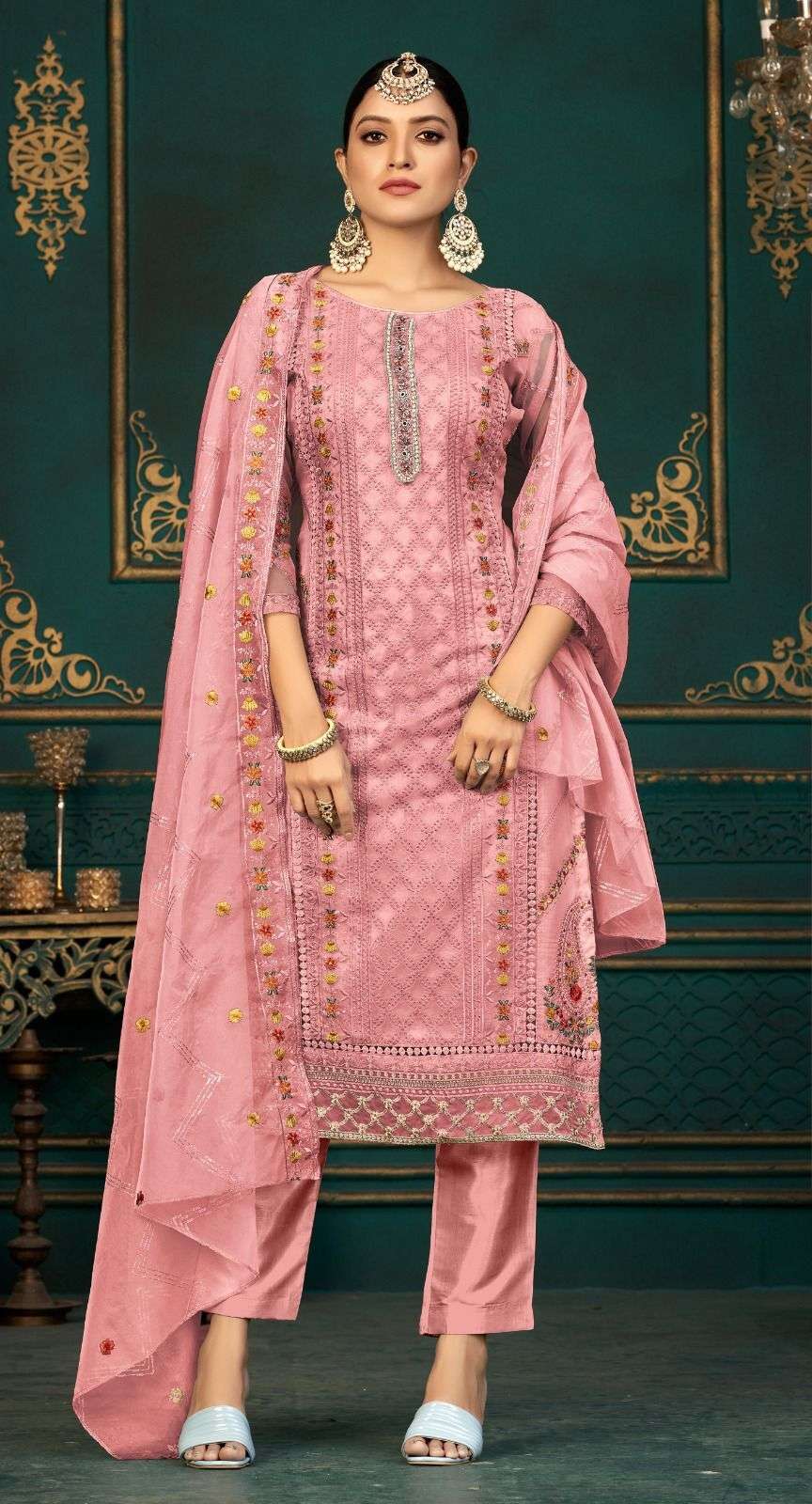 Serine S 171 A To D Organza Pakistani Salwar Kameez Wholesale catalog