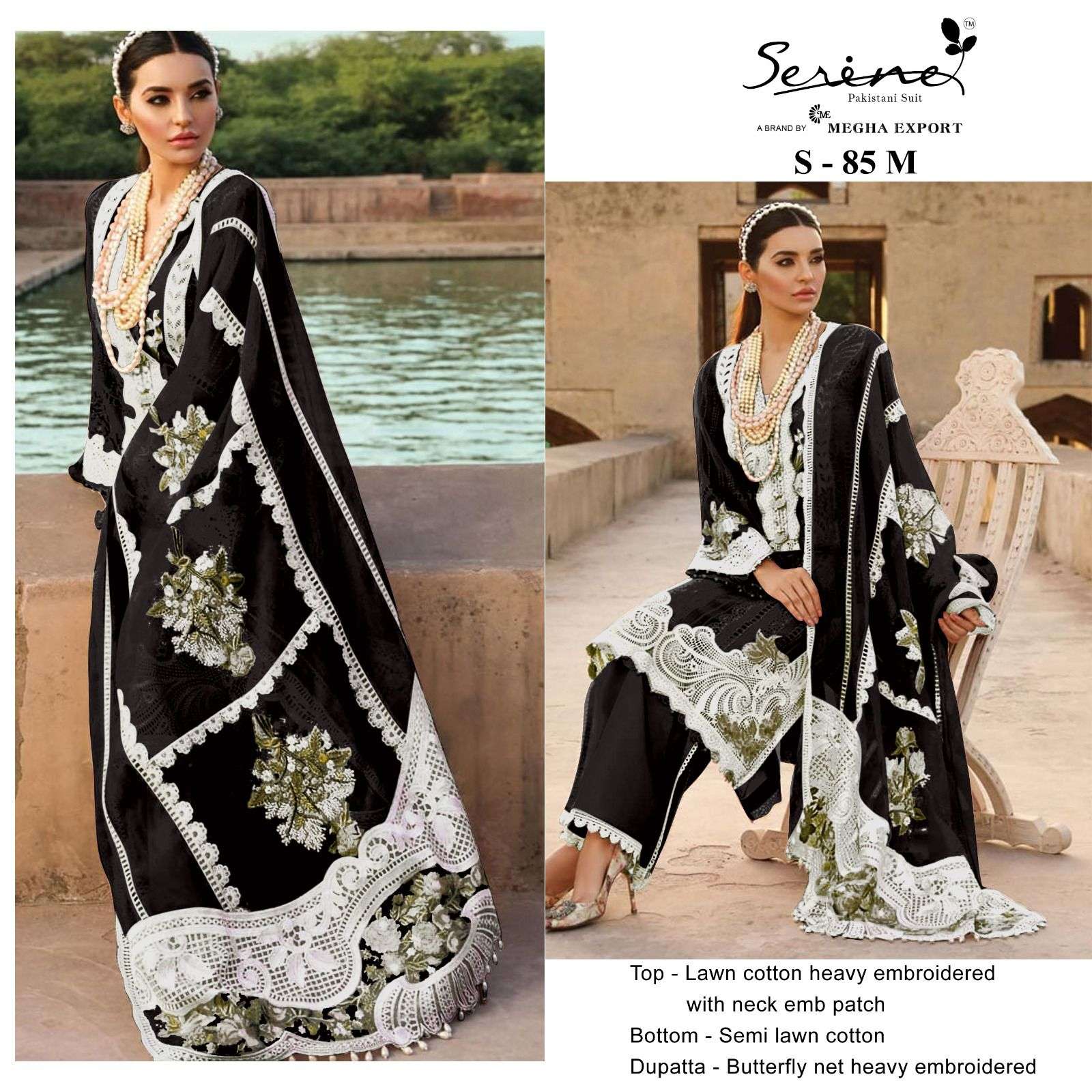 Serine S 85 I To M Lawn Cotton Pakistani Suits Collection Wholesale catalog