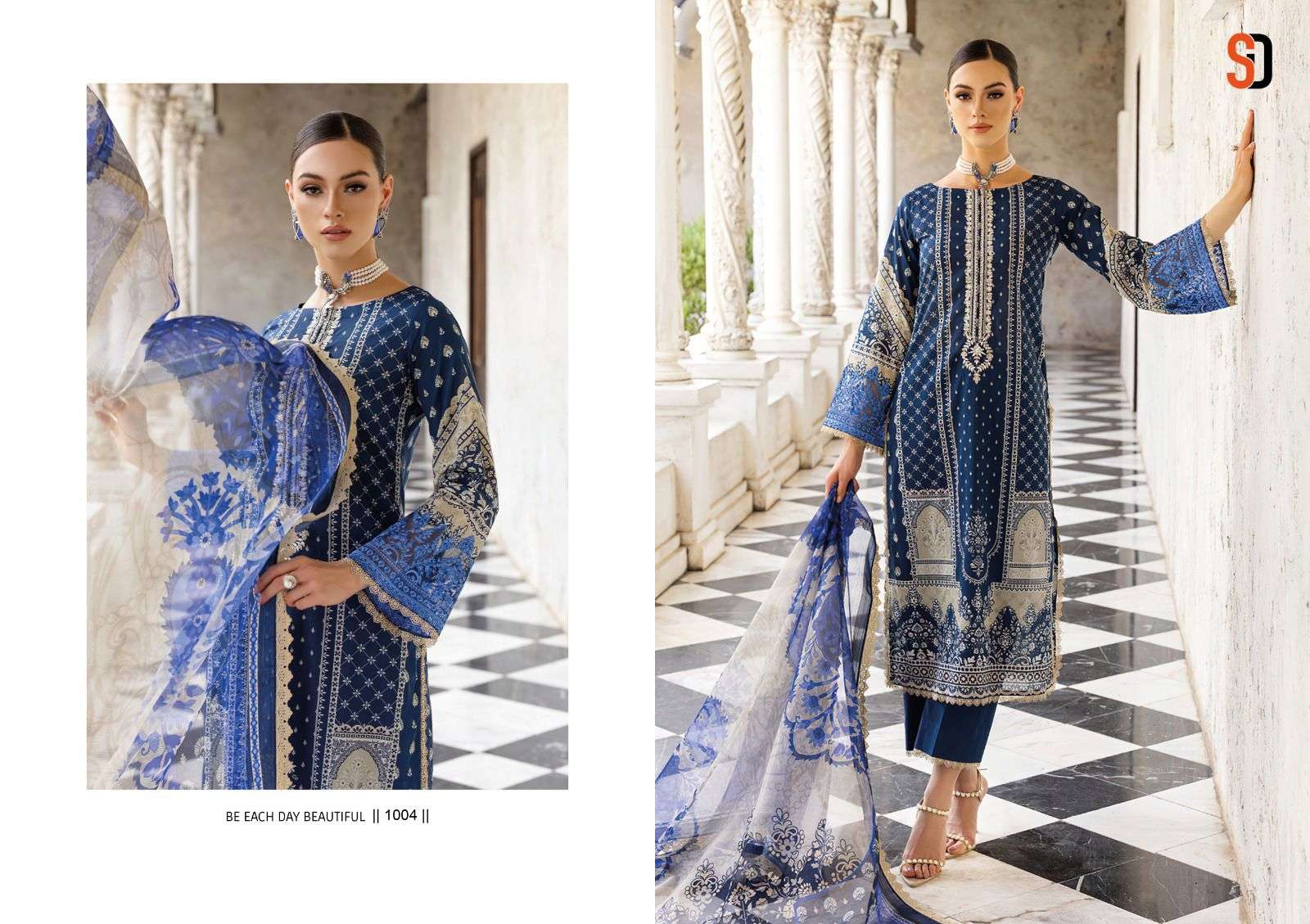 SHARADDHA DESIGNER BLISS VOL-01 cotton Salwar Kameez Wholesale catalog