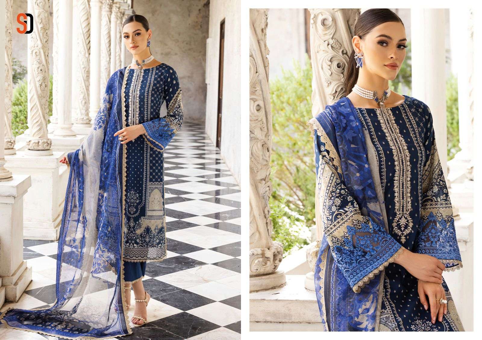 SHARADDHA DESIGNER BLISS VOL-01 cotton Salwar Kameez Wholesale catalog