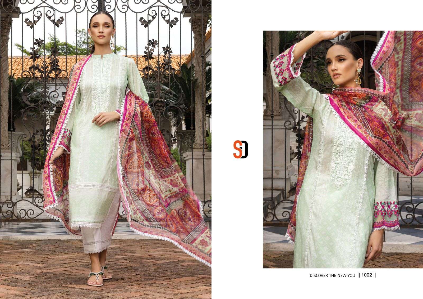 SHARADDHA DESIGNER BLISS VOL-01 cotton Salwar Kameez Wholesale catalog