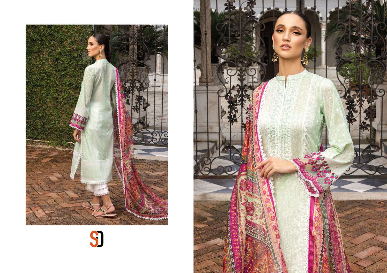 SHARADDHA DESIGNER BLISS VOL-01 cotton Salwar Kameez Wholesale catalog