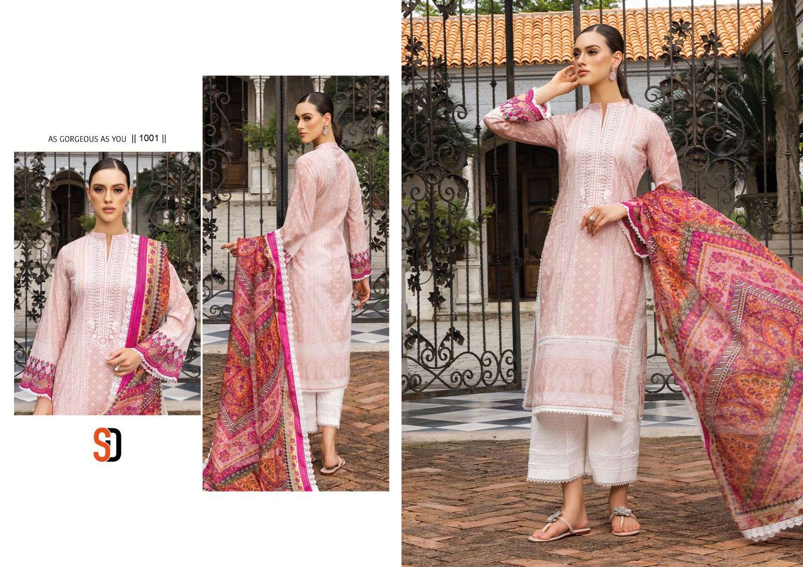 SHARADDHA DESIGNER BLISS VOL-01 cotton Salwar Kameez Wholesale catalog