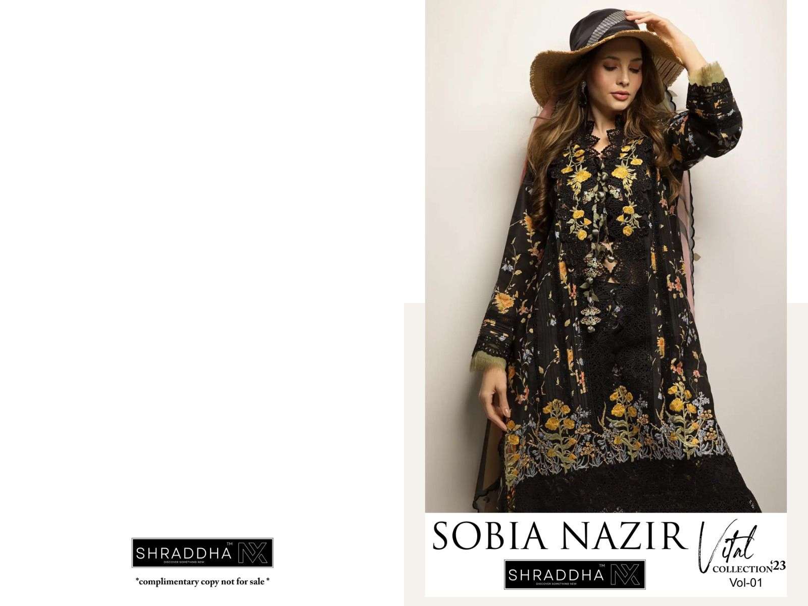 SHARADDHA NX Sobia nazir vithal vol -01 cotton Salwar Kameez Wholesale catalog