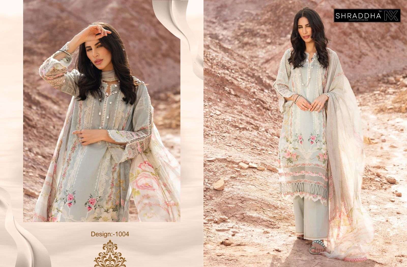 SHARADDHA Queen court- vol-1 siffon Pakistani Suits Wholesale catalog