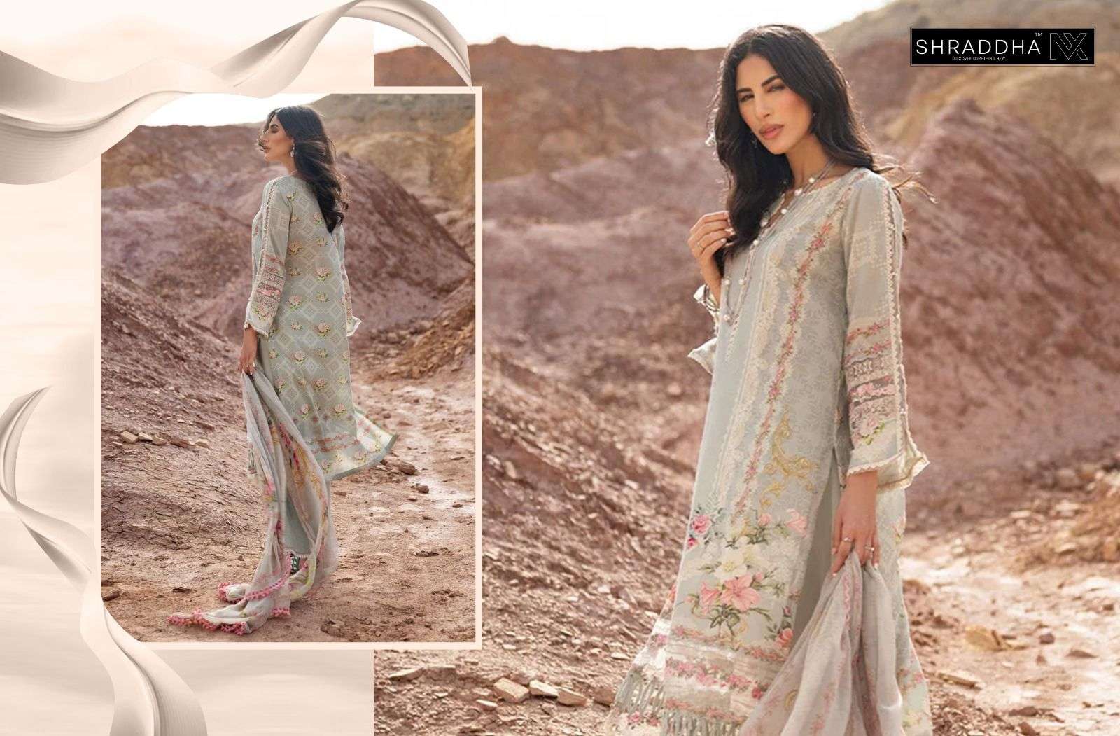 SHARADDHA Queen court- vol-1 siffon Pakistani Suits Wholesale catalog