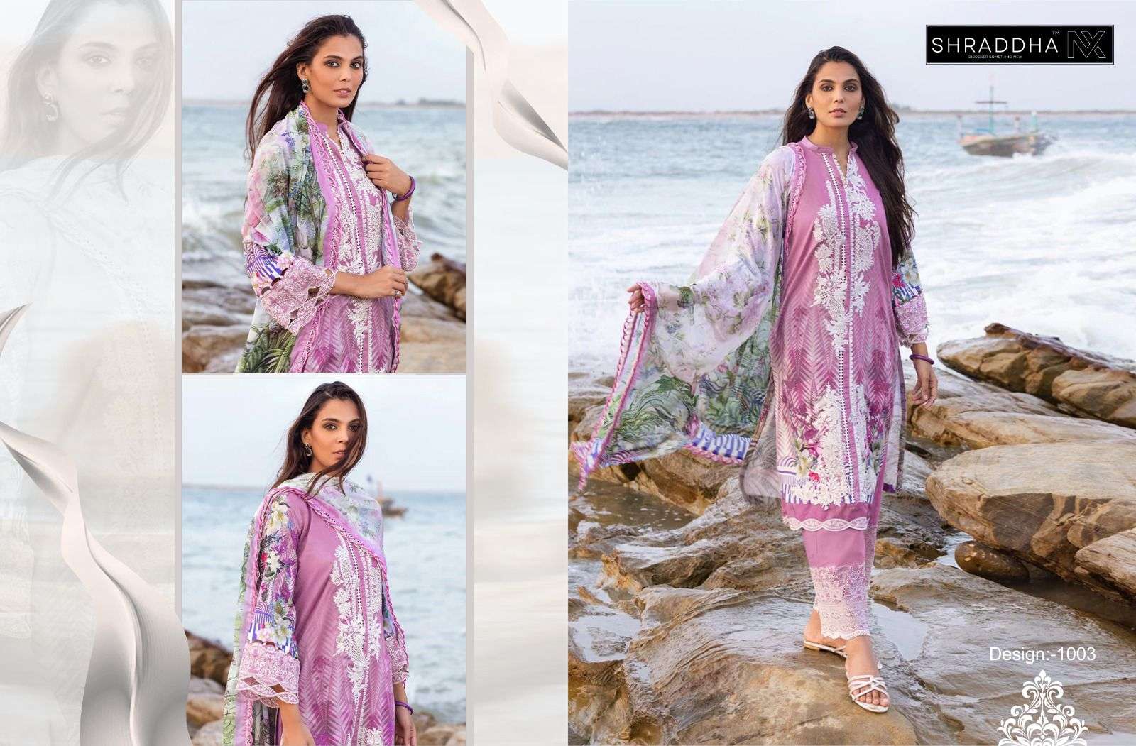SHARADDHA Queen court- vol-1 siffon Pakistani Suits Wholesale catalog