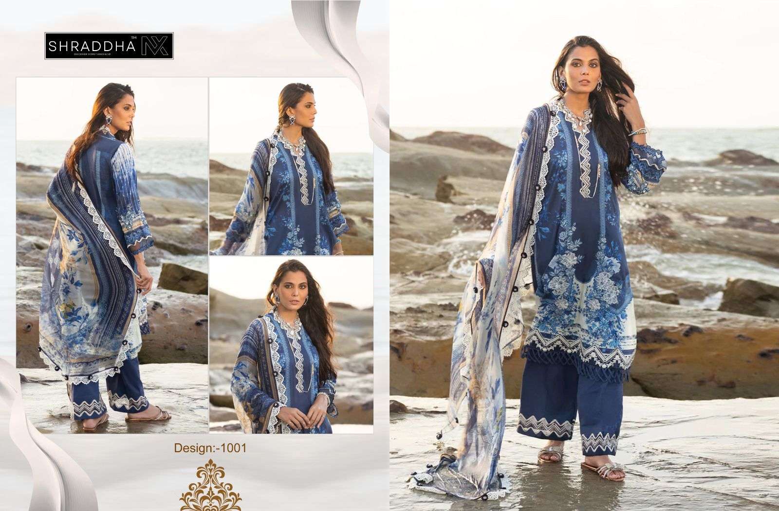 SHARADDHA Queen court- vol-1 siffon Pakistani Suits Wholesale catalog