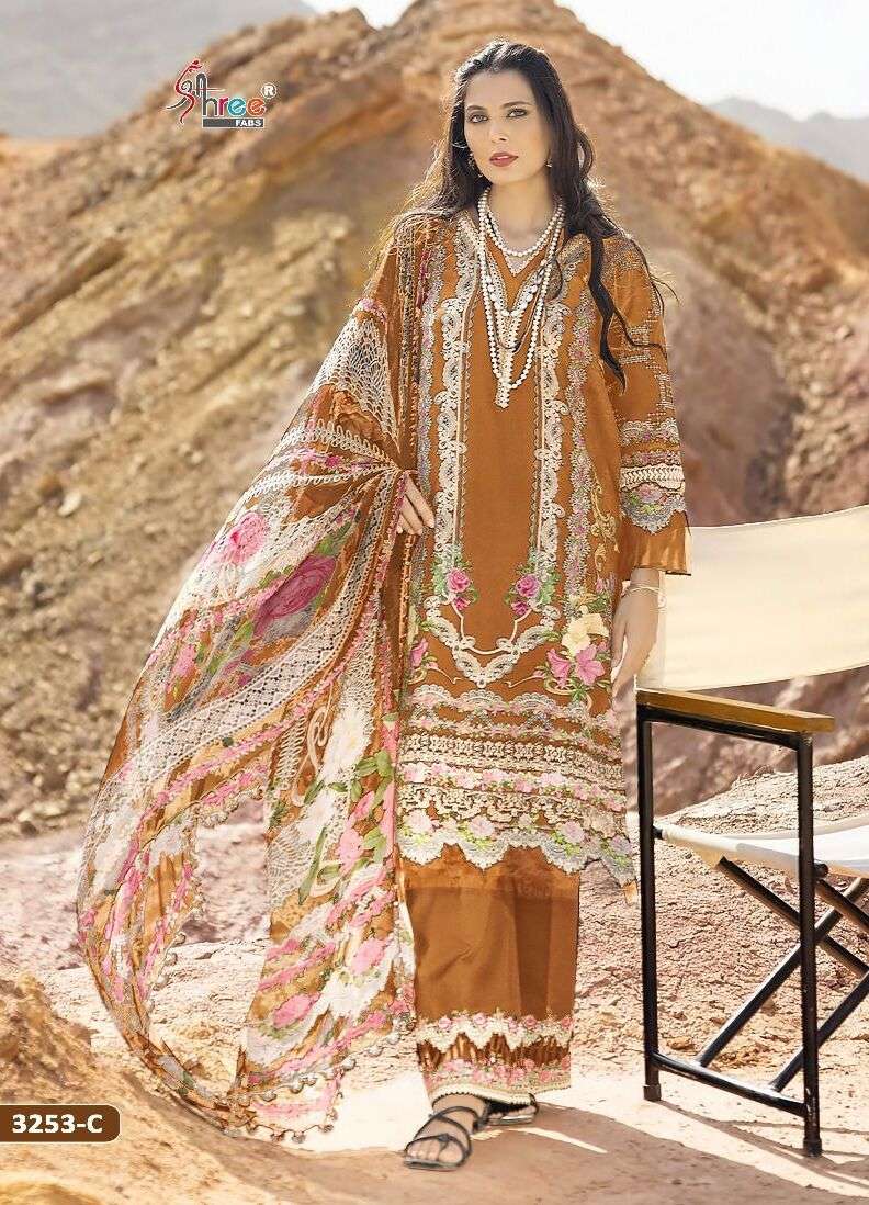 Shree Elaf Premium Lawn Chiffon Dupatta Pakistani Salwar Kammez Wholesale catalog