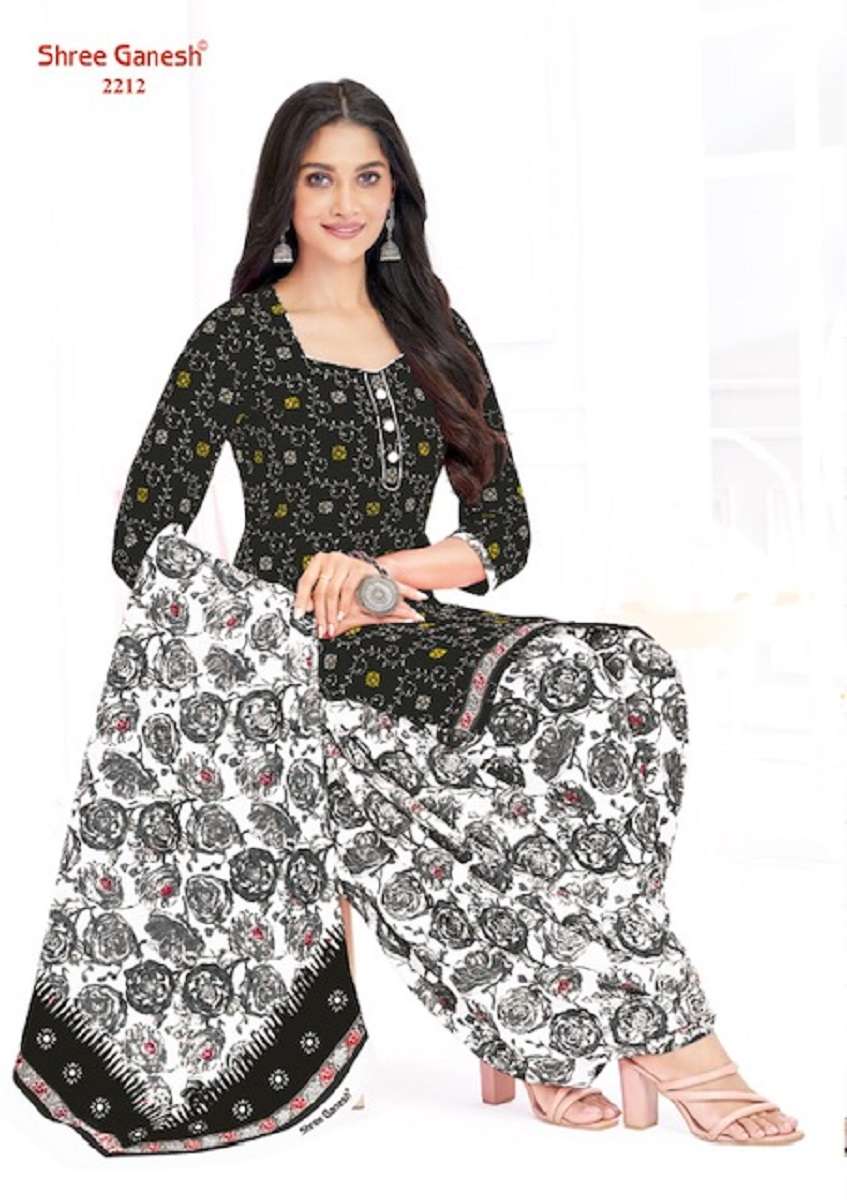 Shree Ganesh White & Black Vol-2 - Dress Material  - Wholesale Catalog