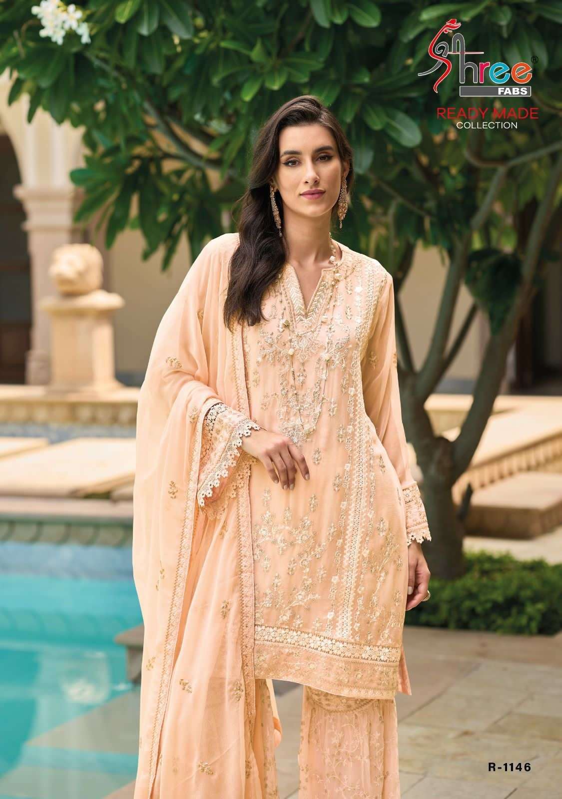 Shree HEAVY SIFFON Pakistani Salwar Suits Wholesale catalog
