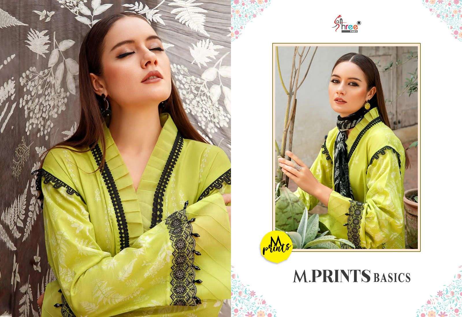 Shree M Print Basics Cotton Dupatta Pakistani Salwar Kameez Wholesale catalog