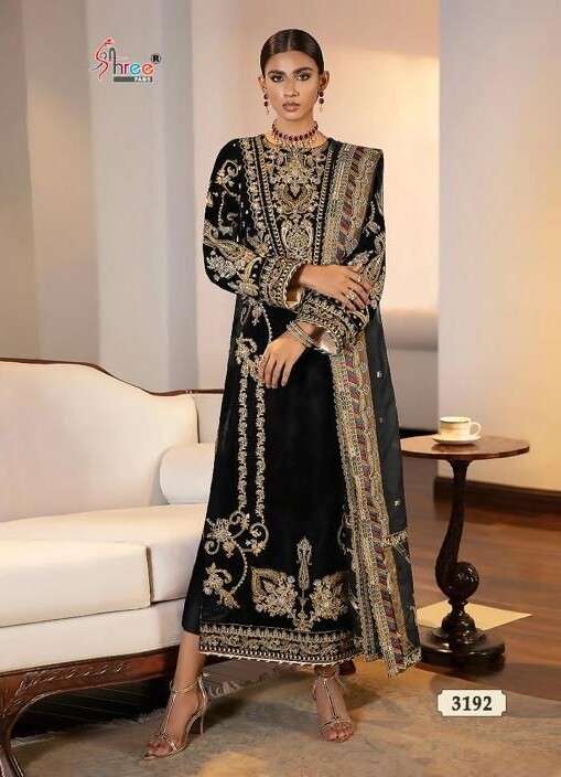 Shree Maria B Velvet Edition 23 Pashmina Salwar Kameez Material Wholesale catalog