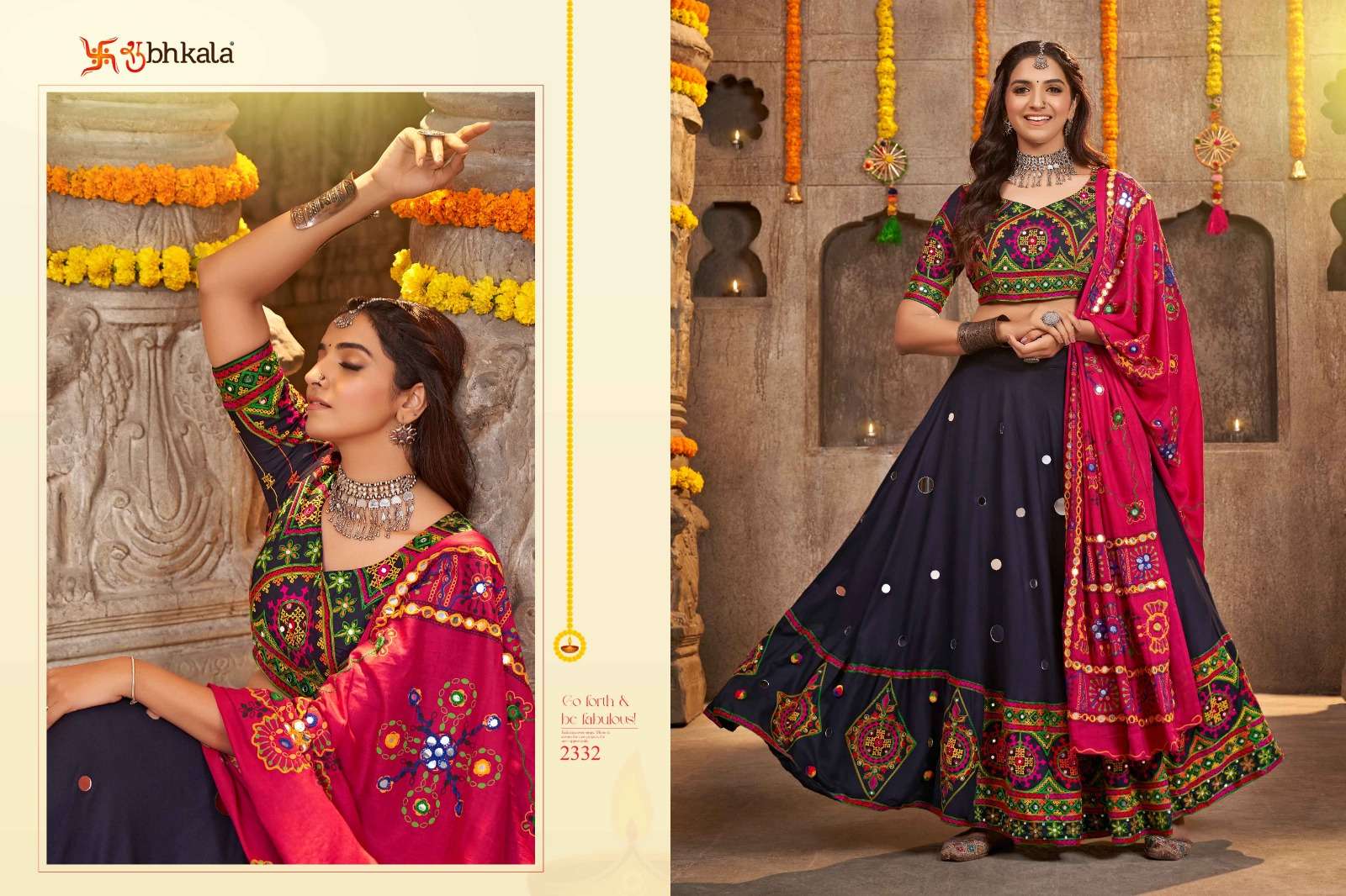 SHUBHKALA 2332 Exclusive Festival Wear Navratri Collection Lehenga Choli Wholesale catalog