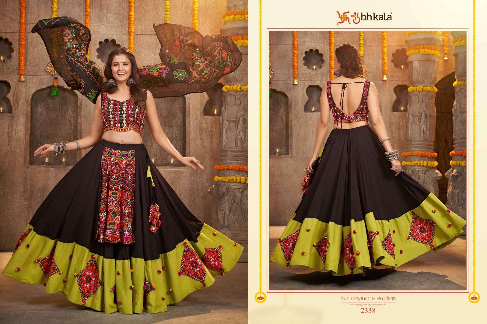 SHUBHKALA 2338 Exclusive Festival Wear Navratri Collection Lehenga Choli Wholesale catalog