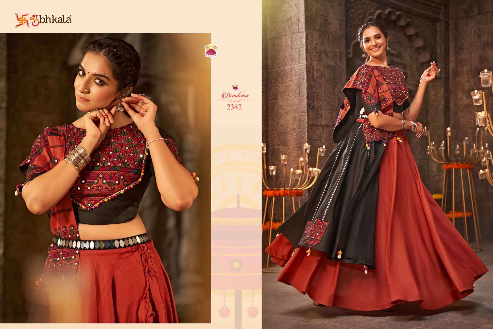 SHUBHKALA 2342 Exclusive Festival Wear Navratri Collection Lehenga Choli Wholesale catalog