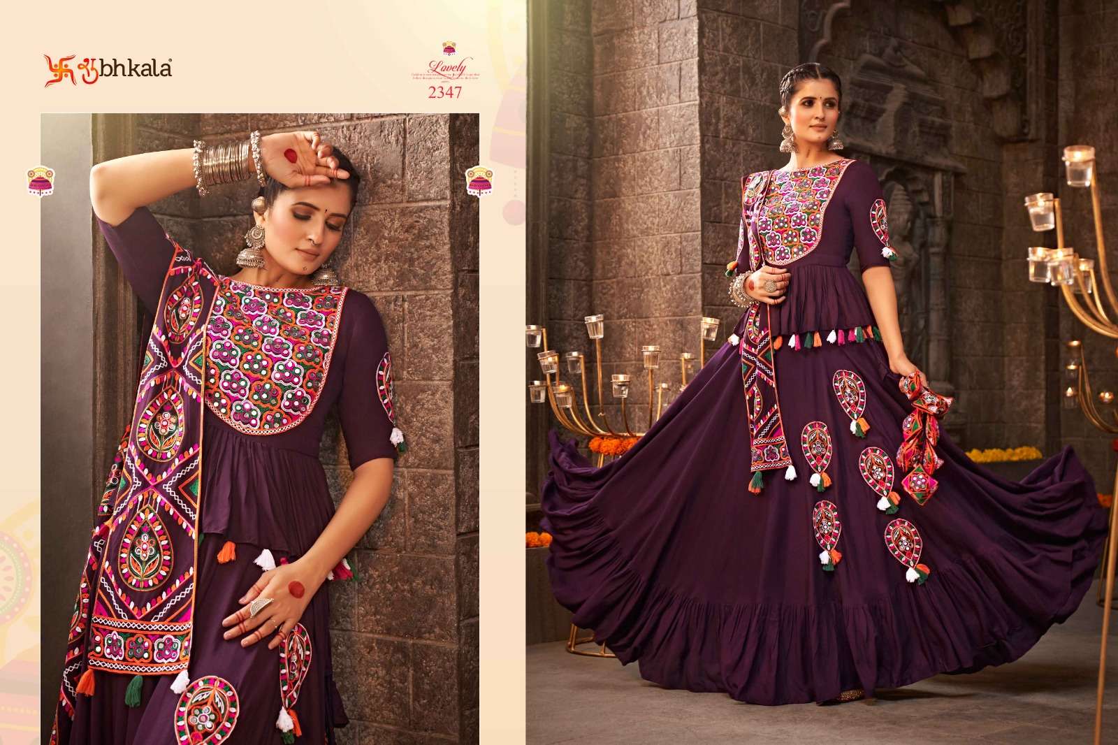 SHUBHKALA 2347 Exclusive Festival Wear Navratri Collection Lehenga Choli Wholesale catalog