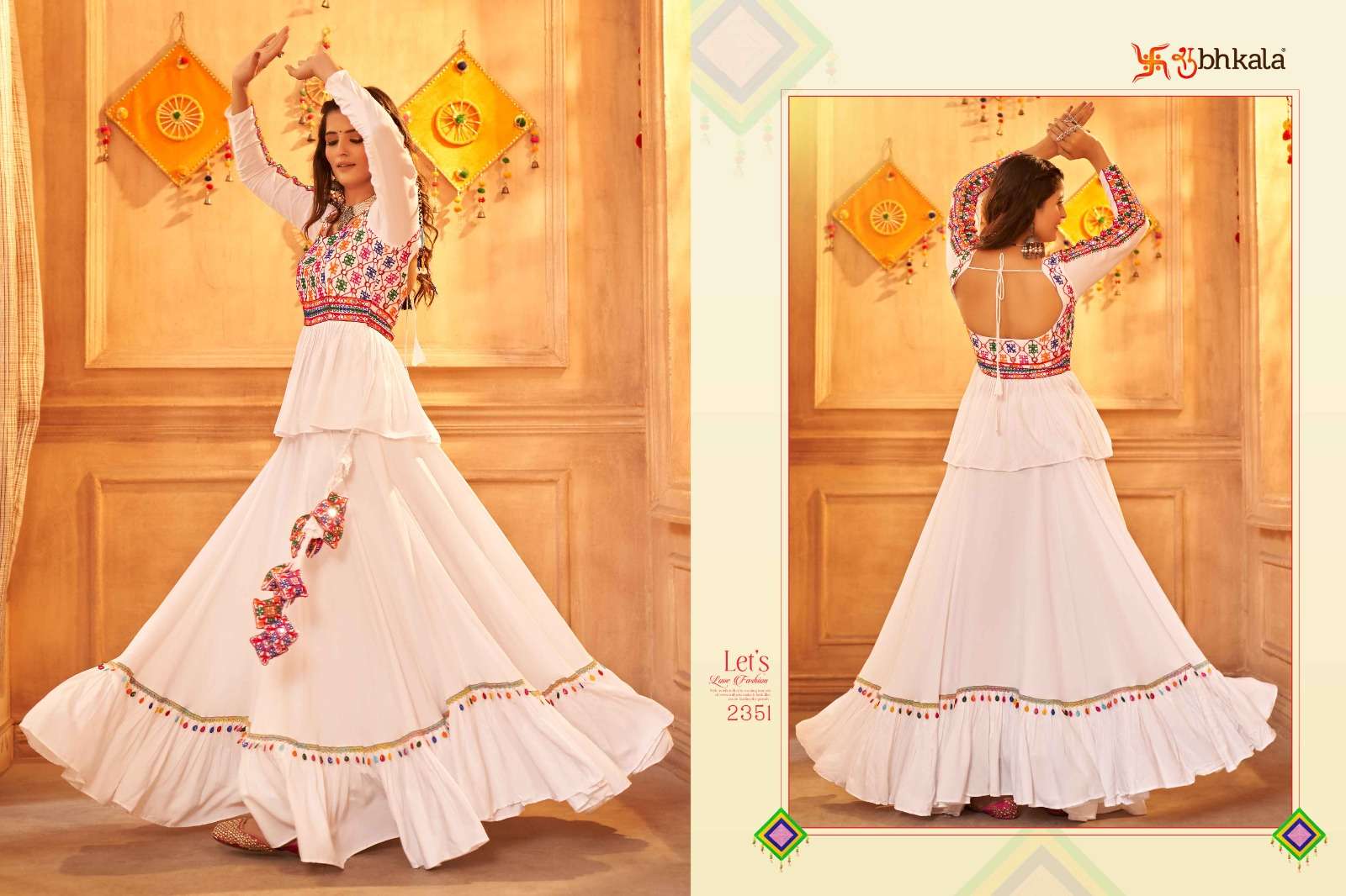 SHUBHKALA 2351 Exclusive Festival Wear Navratri Collection Lehenga Choli Wholesale catalog