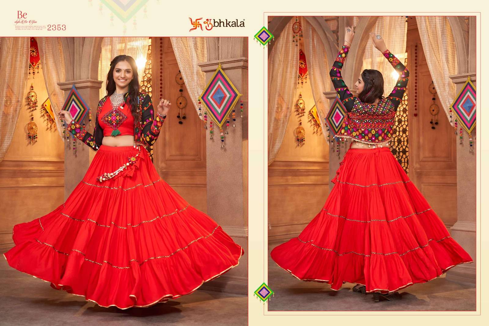 SHUBHKALA 2353 Exclusive Festival Wear Navratri Collection Lehenga Choli Wholesale catalog