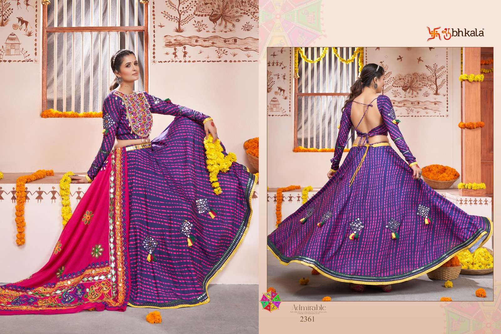 SHUBHKALA 2361 Exclusive Festival Wear Navratri Collection Lehenga Choli Wholesale catalog
