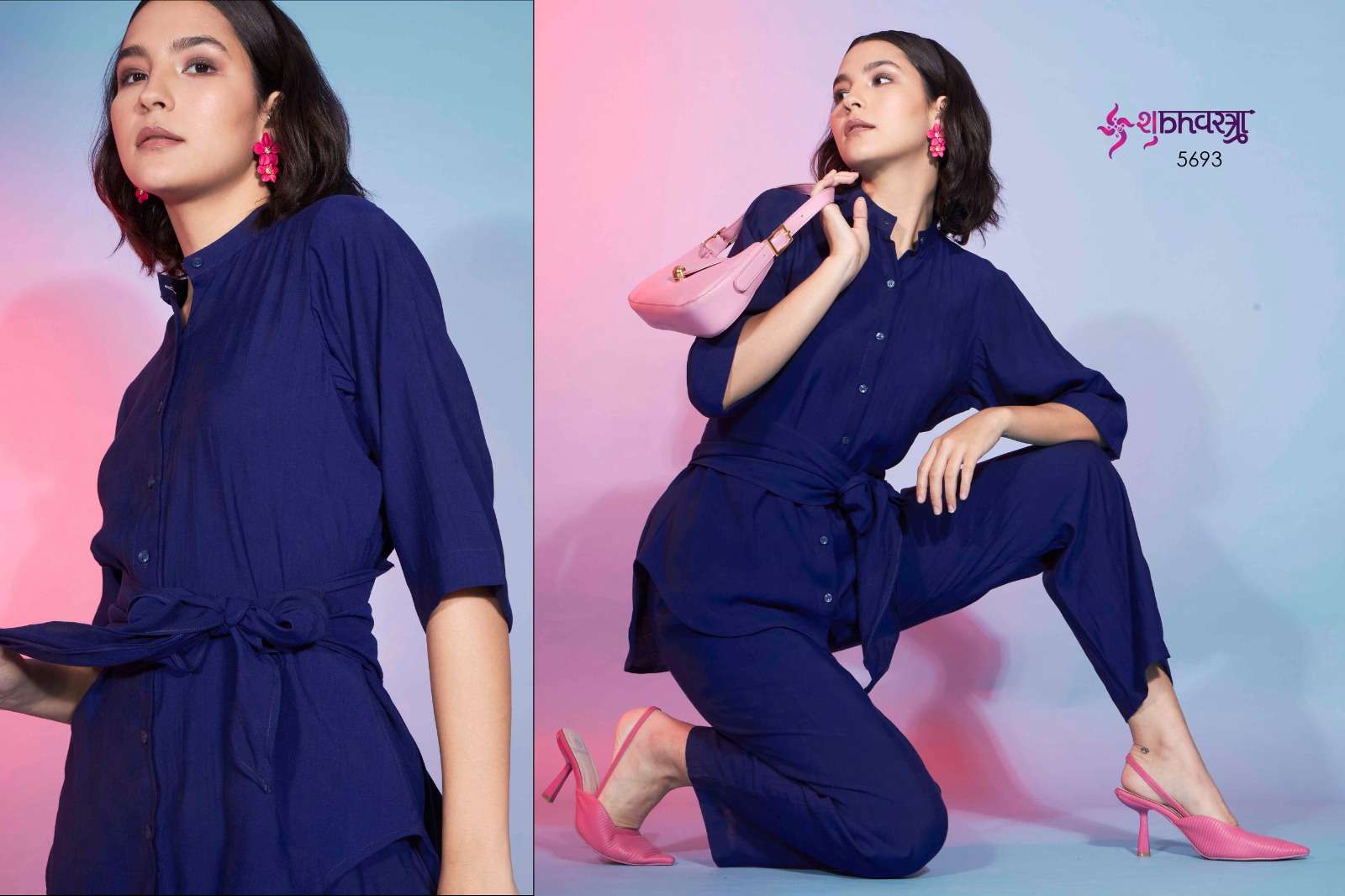 SHUBHVASTRA D - 5693 FEMELLA VOL. 9  Shrugs Style CO-ORD SET  Kurti Wholesale catalog