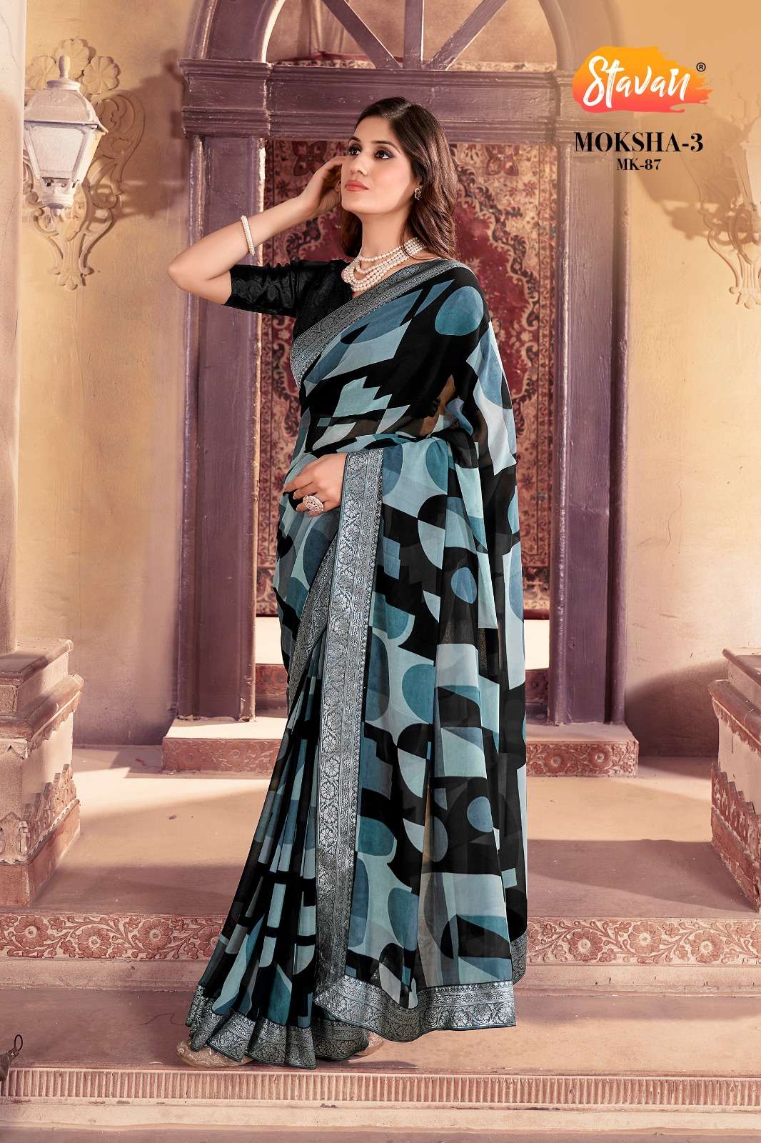 Stavan Moksha Vol 3 Heavy Weightlees Saree Wholesale catalog