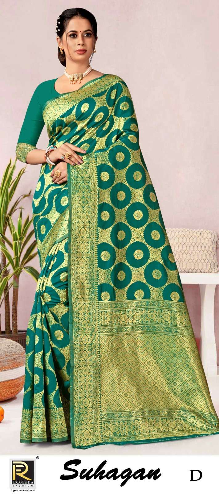 SUHAGAN  BY RONISHA SAREE SILK FABRICS SUPER HIT COLLECTION 