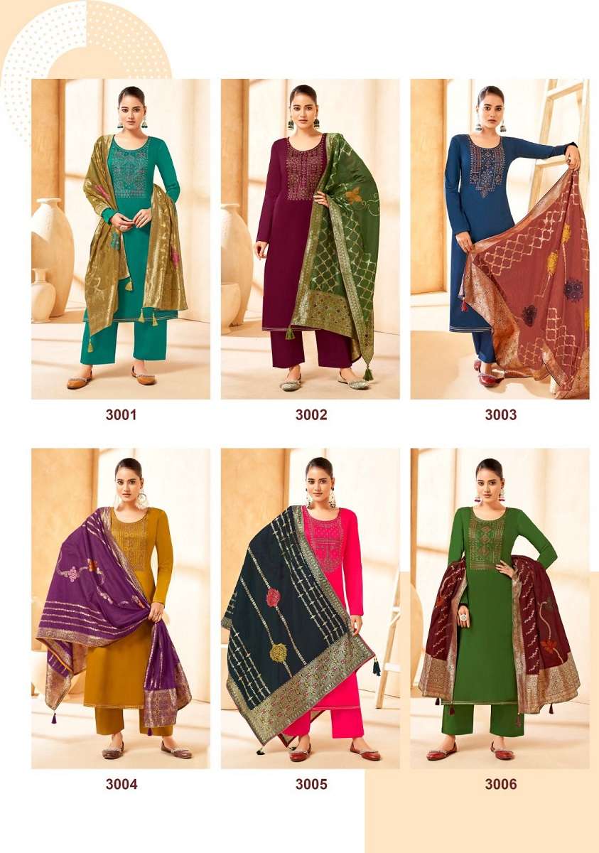 Suryajyoti Guzarish Vol-3 - Dress Material  -  Wholesale Catalog