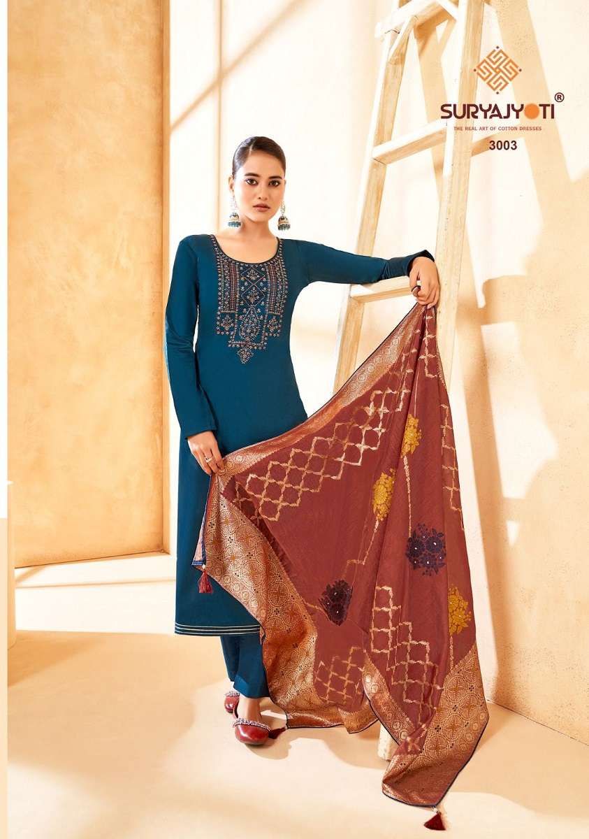 Suryajyoti Guzarish Vol-3 - Dress Material  -  Wholesale Catalog