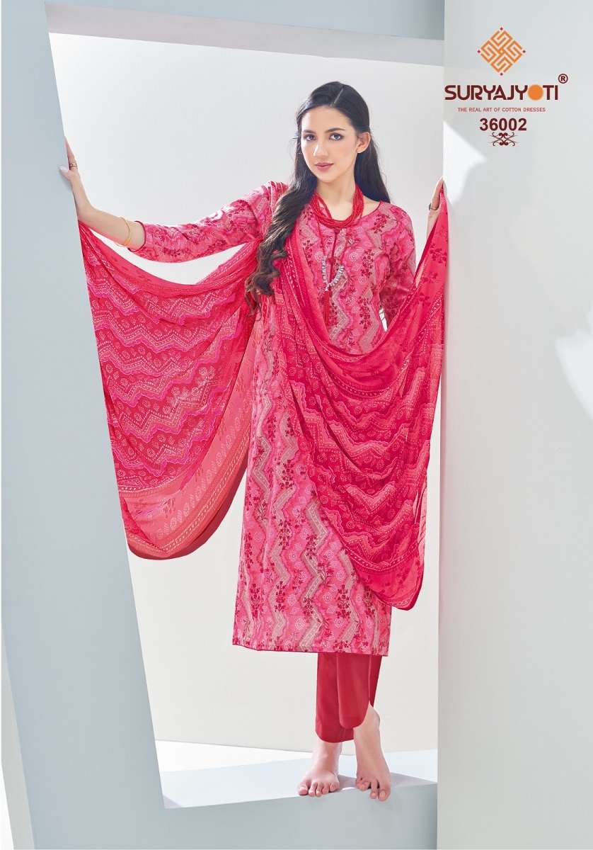  Suryajyoti Naishaa Vol-36 - Dress Material - Wholesale Catalog