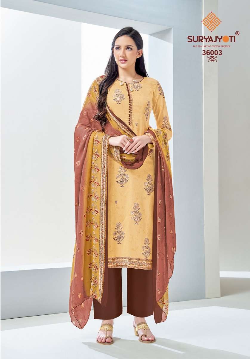  Suryajyoti Naishaa Vol-36 - Dress Material - Wholesale Catalog