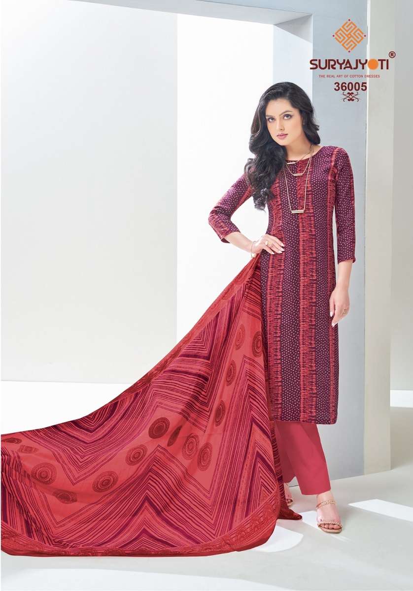  Suryajyoti Naishaa Vol-36 - Dress Material - Wholesale Catalog