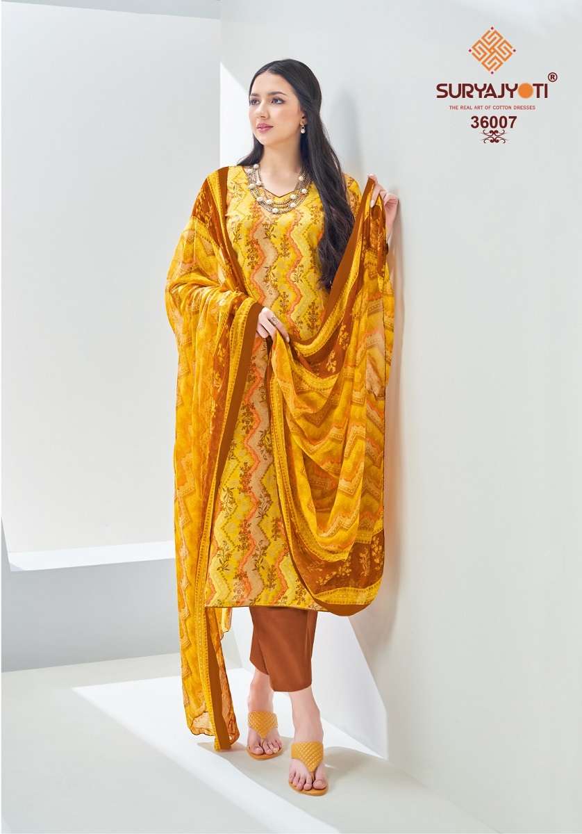  Suryajyoti Naishaa Vol-36 - Dress Material - Wholesale Catalog