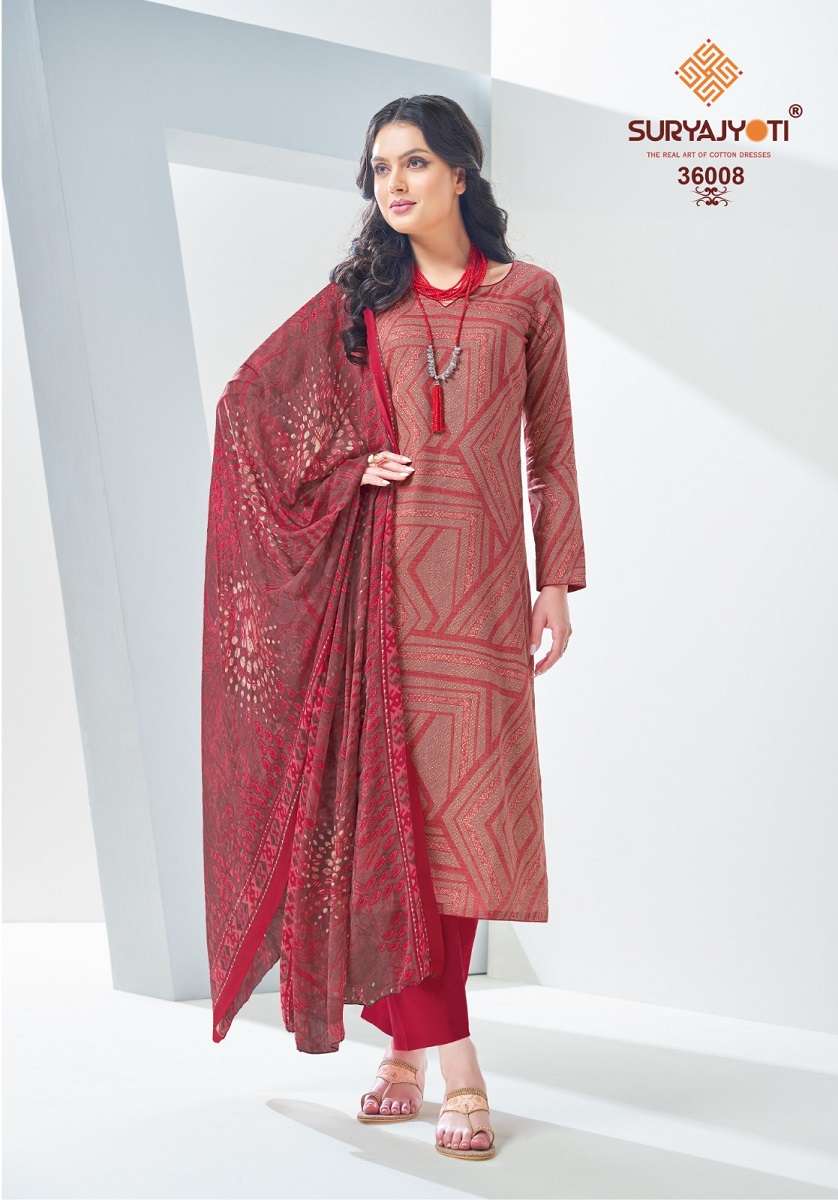  Suryajyoti Naishaa Vol-36 - Dress Material - Wholesale Catalog