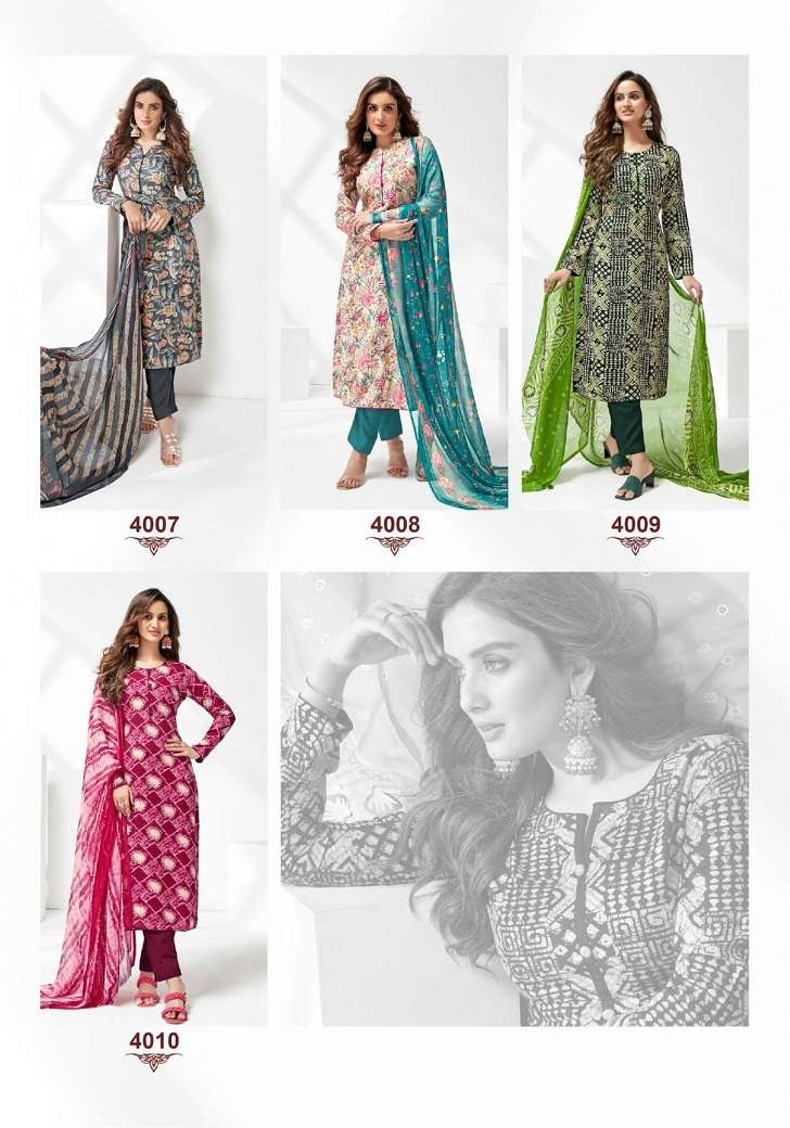Suryajyoti Paroo Vol-4 – Rayon Dress Material - Wholesale Catalog