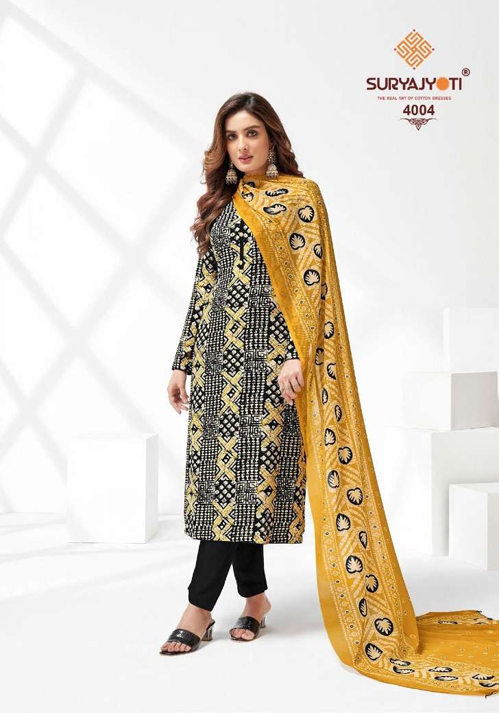 Suryajyoti Paroo Vol-4 – Rayon Dress Material - Wholesale Catalog