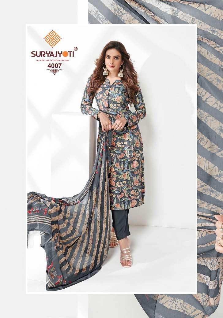 Suryajyoti Paroo Vol-4 – Rayon Dress Material - Wholesale Catalog