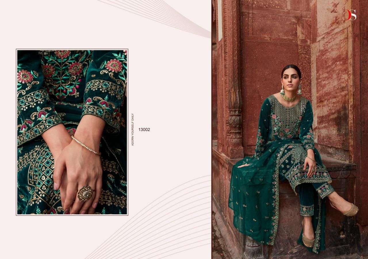 TAHJIB by DEEPSY SUITS  Velevt  Salwar Kameez Wholesale catalog