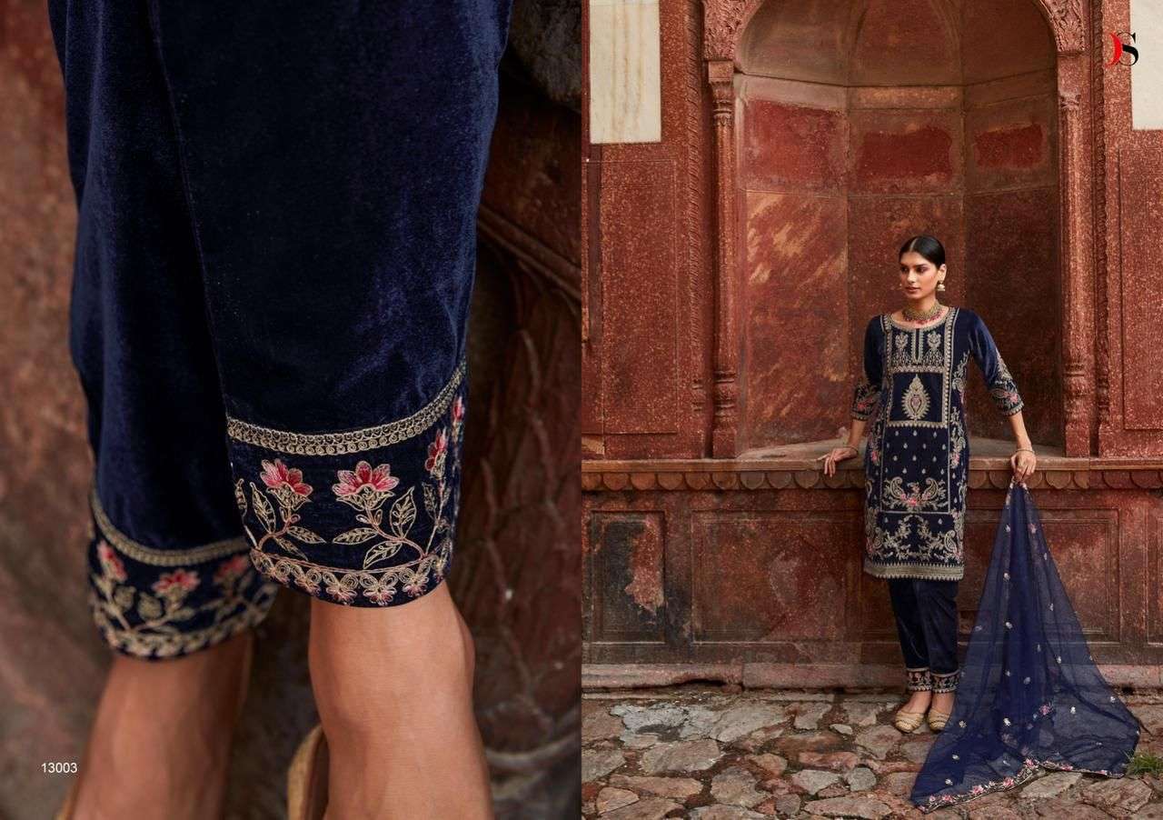 TAHJIB by DEEPSY SUITS  Velevt  Salwar Kameez Wholesale catalog