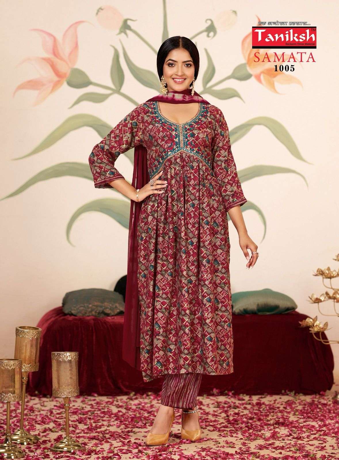 TANIKSH SAMATA Vol-2 ALIA CUT Kurti Wholesale catalog