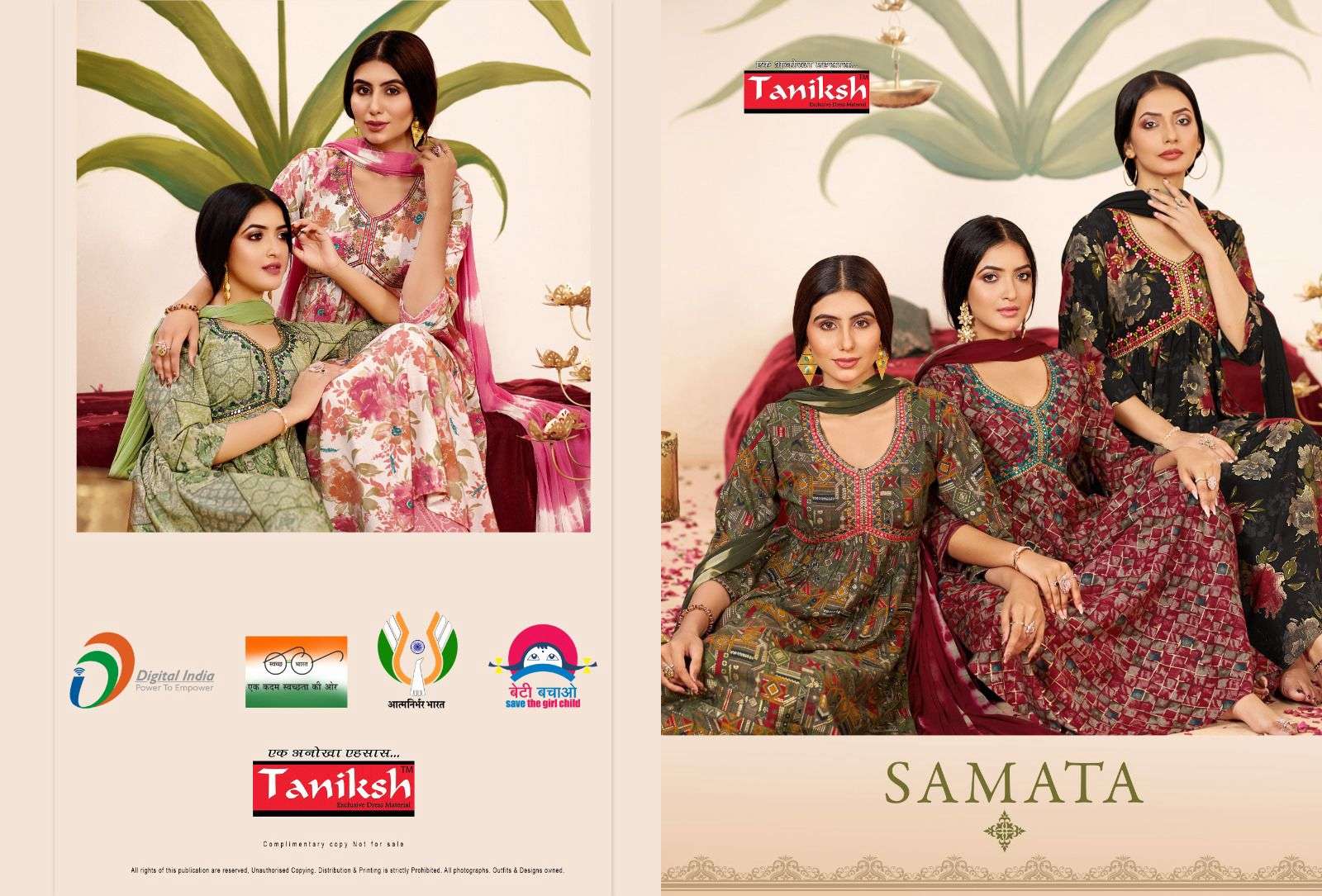 TANIKSH SAMATA Vol-2 ALIA CUT Kurti Wholesale catalog